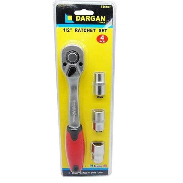 Dargan 4 Piece 1/2" Ratchet &amp; Socket Set