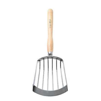 Burgon &amp; Ball RHS Stainless Steel Mid Handled Potato Harvesting Scoop 50cm