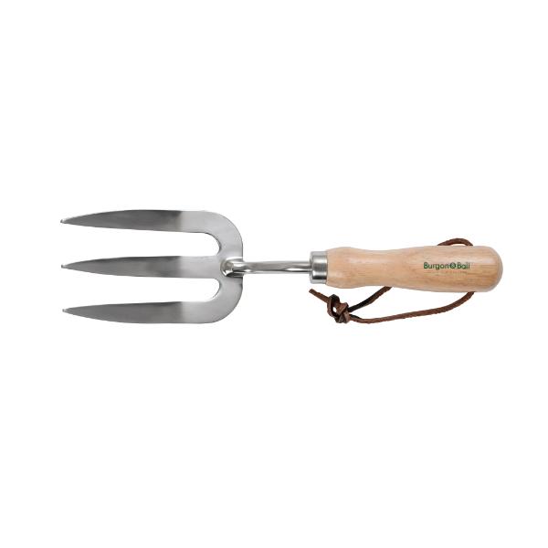 Burgon &amp; Ball RHS Stainless Steel Hand Fork 30cm