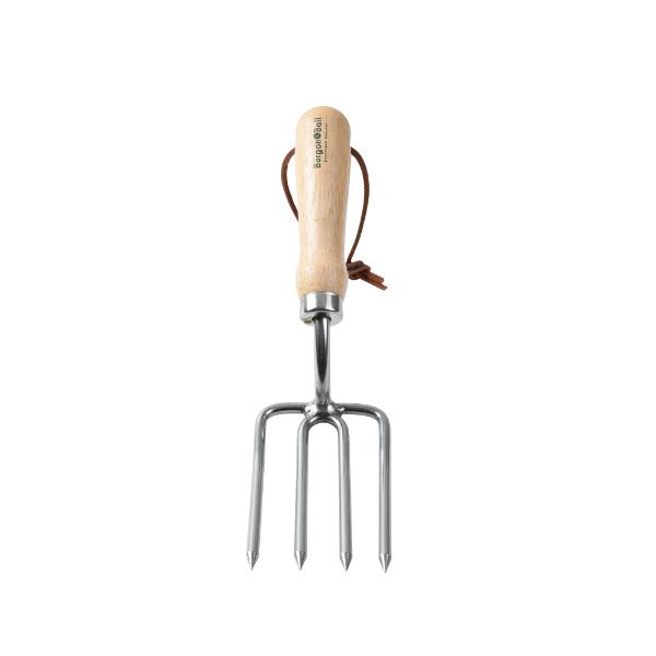 Burgon &amp; Ball RHS Stainless Steel Round Tined Fork 28cm