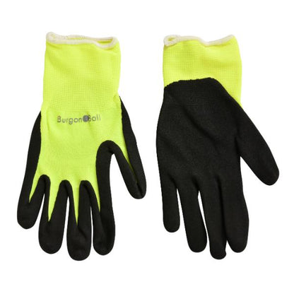 Burgon &amp; Ball Florabrite Fluorescent Garden Glove Yellow S/M