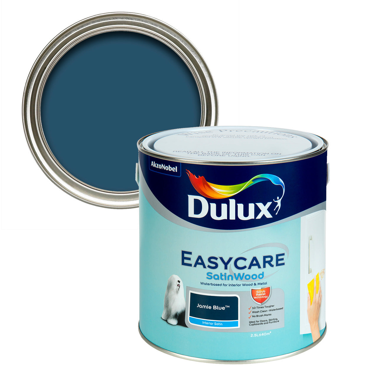 Dulux Easycare Satinwood Jamie Blue 2.5L