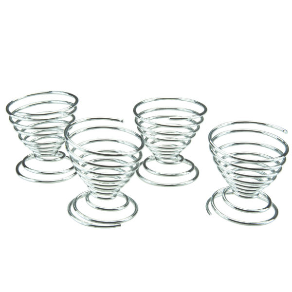 Apollo Chrome Egg Cups Set of 6