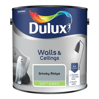 Dulux Walls &amp; Ceilings Soft Sheen Smoky Ridge 2.5L