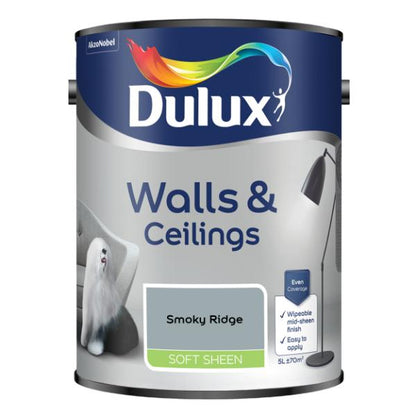 Dulux Walls &amp; Ceilings Soft Sheen Smoky Ridge 5L
