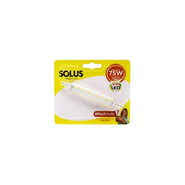 Solus 75W=9W R7S SMD J118 240V LED NON-DIMM