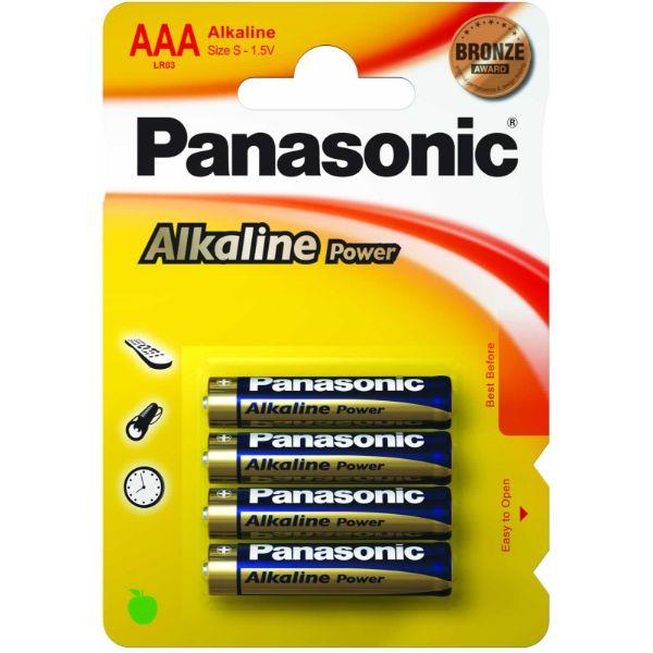 PANASONIC Bronze Alkaline Power LR03 AAA BL4