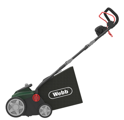 Webb 1500watt electric 14inch Scarrifier &amp; Lawn Raker