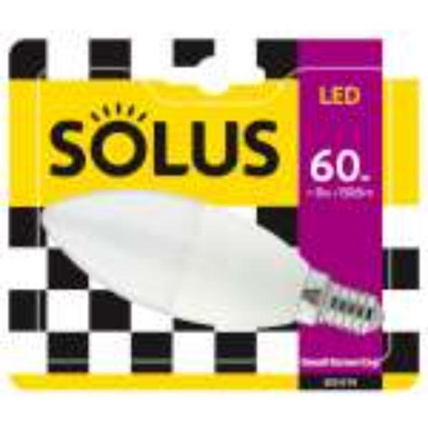 Solus 60W=8W SES SMD C35 Candle LED NON-DIMM