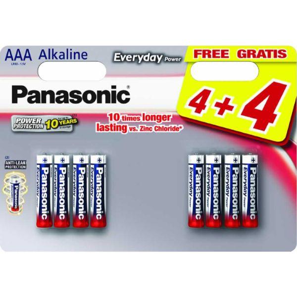 PANASONIC Everyday Power LR03 AAA 4+4 Free BL8