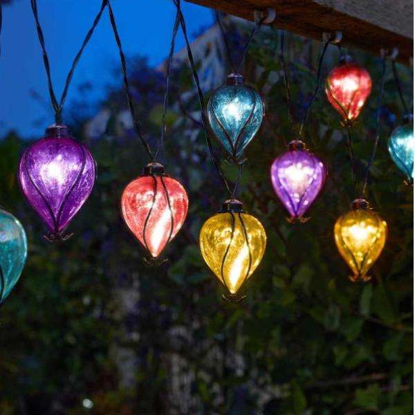 Smart Garden Balloon Rainbow String Lights  - Set Of 10