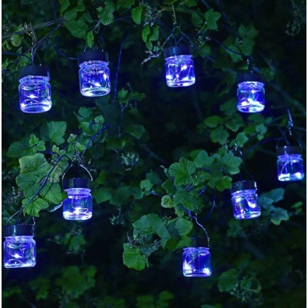 Smart Garden Firefly Opal Jar String Lights - Set Of 10