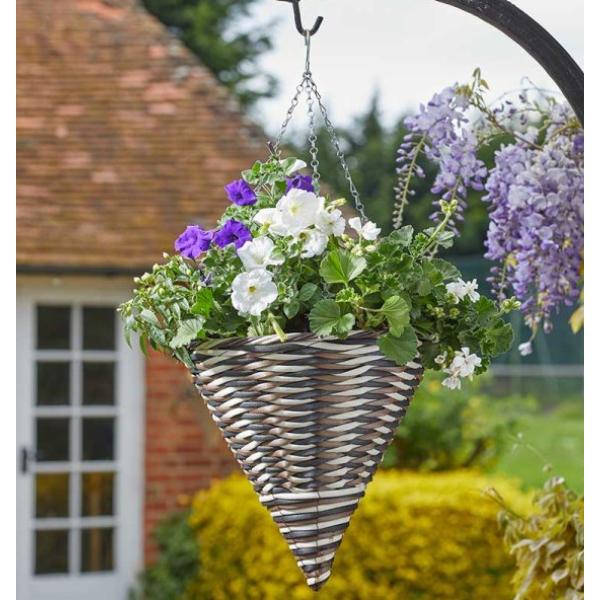 Smart Garden Faux Rattan 14&quot; Yeoman Cone