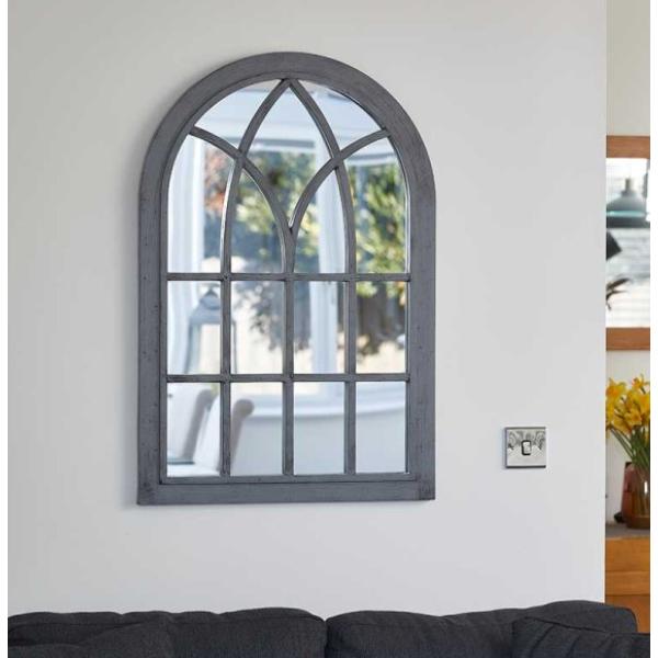 Smart Garden Outside In Designs Victorian Mirror - Slate