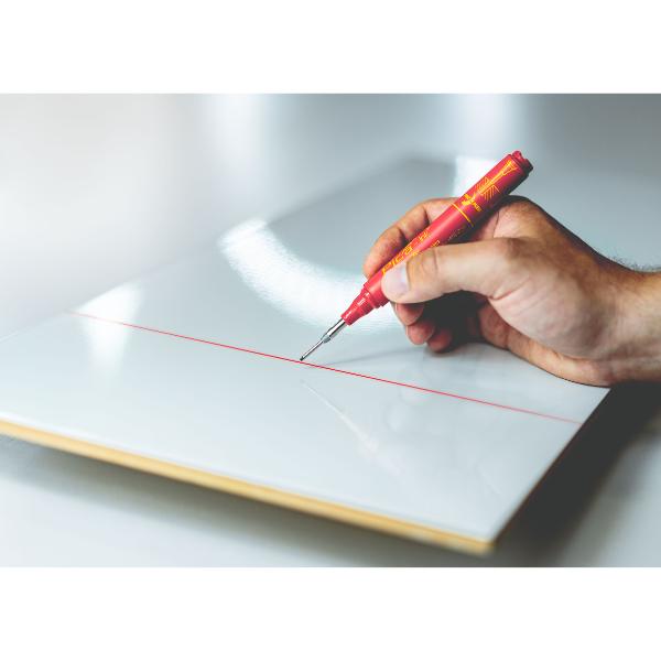 Pica INK Deep-Hole-Marker Red                               