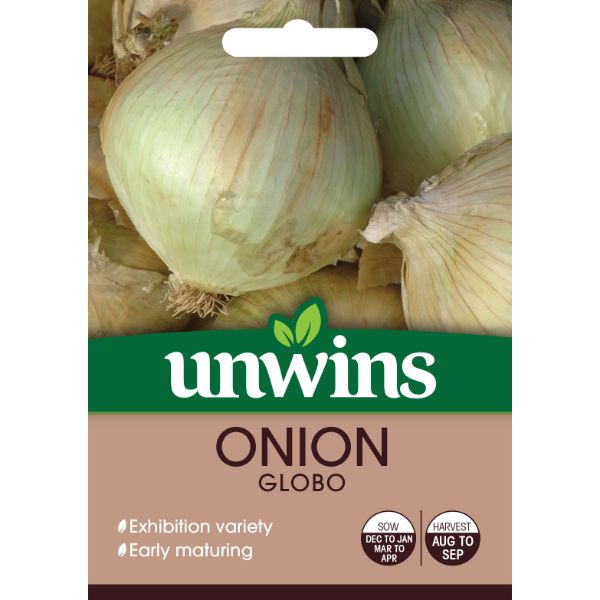 Unwins Seed Packet Onion Globo