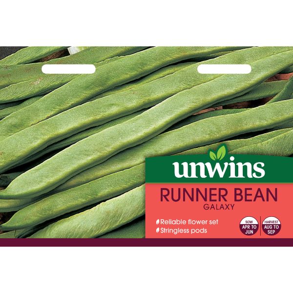 Unwins Seed Packet Runner Bean Galaxy