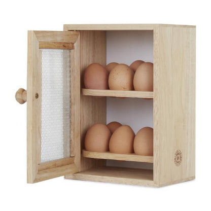 Rubberwood Egg Cabinet