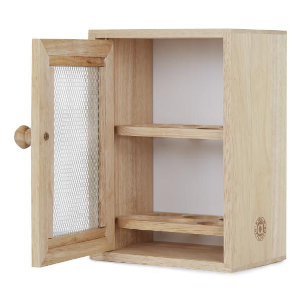 Rubberwood Egg Cabinet
