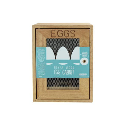 Rubberwood Egg Cabinet