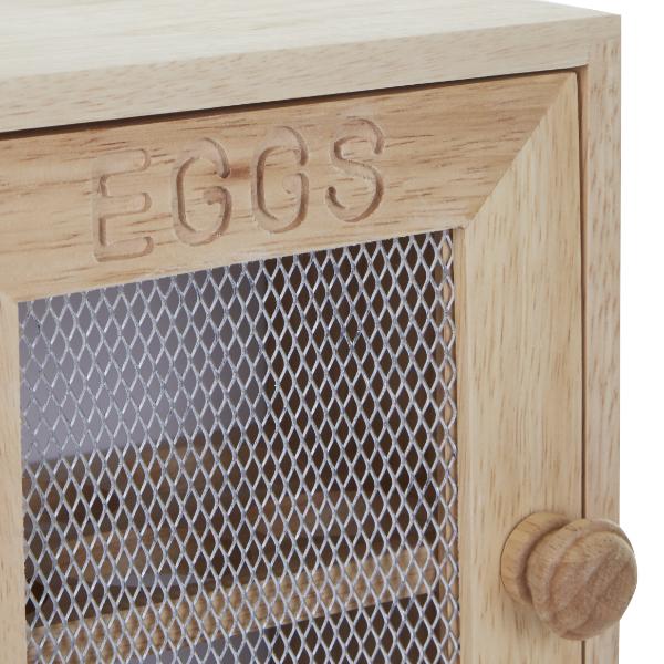 Rubberwood Egg Cabinet