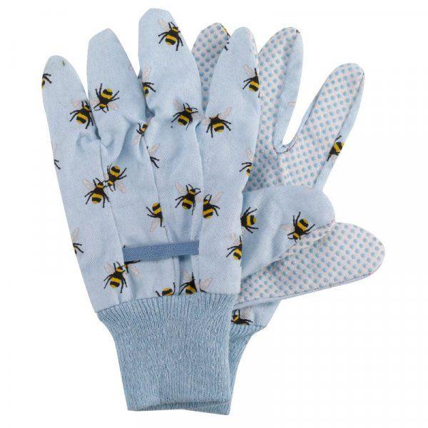 Briers Bees Cotton Grips Gloves - Triple Pack Size 8
