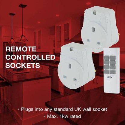 Lloytron Remote Control Sockets 2Pk