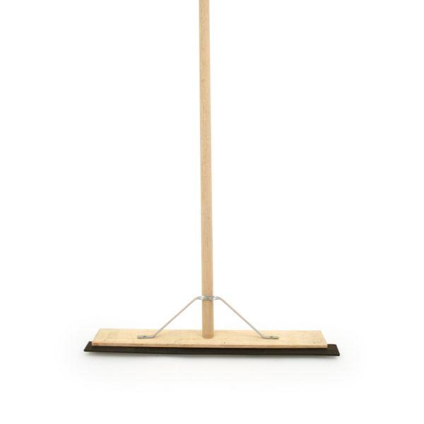 Wooden Handle Squeegee 600mm (24â€) with Metal Support Stay 