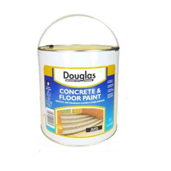 Concrete &amp; Floor Paint Black 2.5L