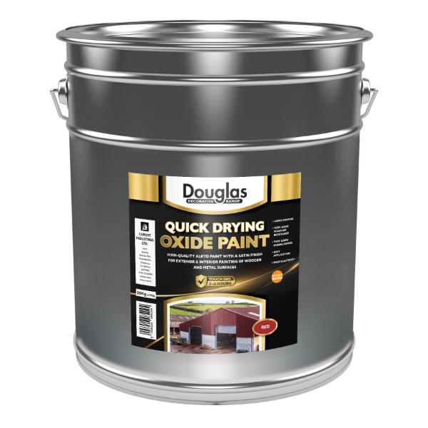 Douglas Quick Drying Oxide Paint  Red 20Kg