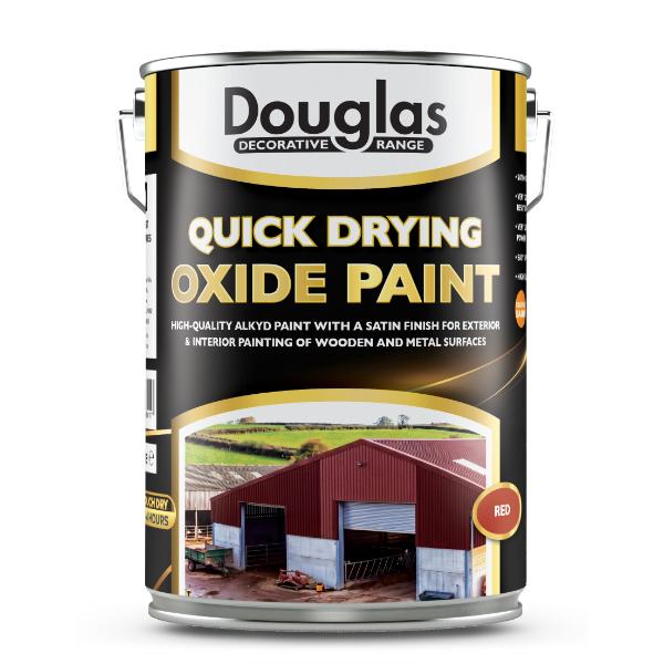 Douglas Quick Drying Oxide Paint Red 5L