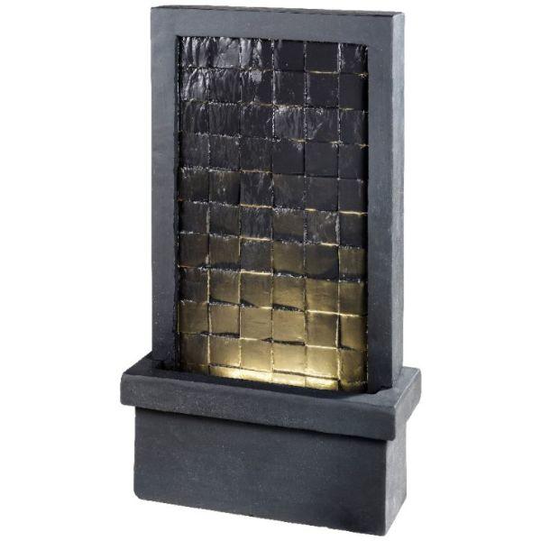Contemporary Tall Water Feature W/ Led Light