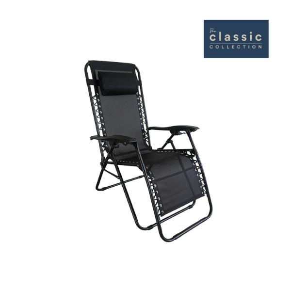 Classic Zero Gravity Chair  Black  