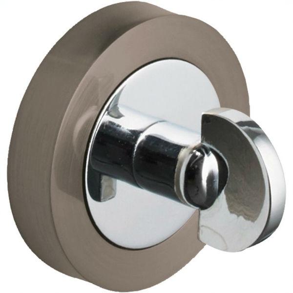 Perrys Vision Graphite Polished Chrome Thumb Turn