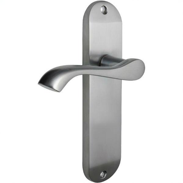 Perrys Corvus Vision Lever Lock Handle Satin Chrome
