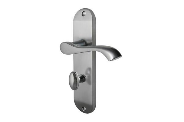 Perrys Covus Vision Lever Bathroom Handles Satin Chrome