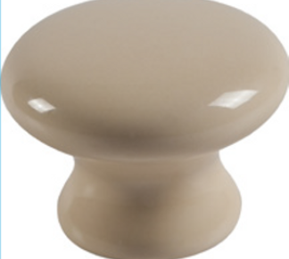 Securit Hardware Beige Ceramic Knob 35Mm