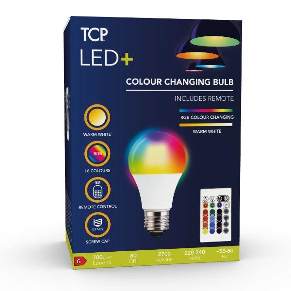 Tcp Colour Changing E27 Bulb With Remote Control