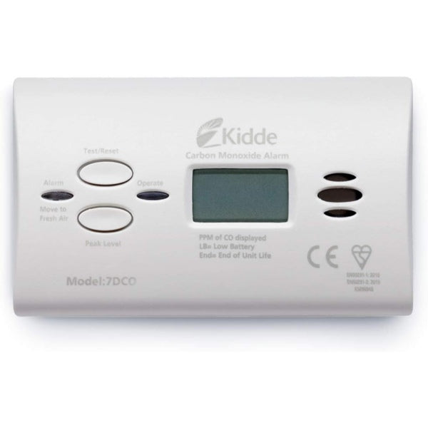 Kidde FSK7DCO Carbon Monoxide Alarm -10Yr Dig/Dislay