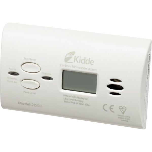 Kidde FSK7DCO Carbon Monoxide Alarm -10Yr Dig/Dislay
