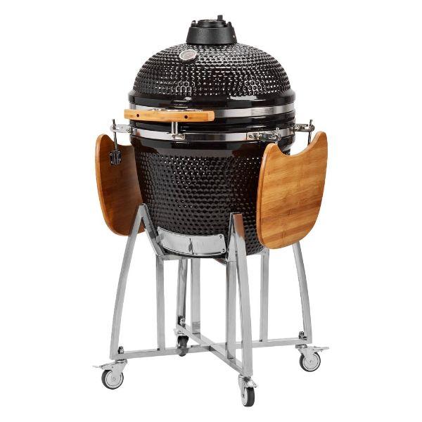 Oscar Camado Ceramic Charcoal BBQ 54cm Grill Black