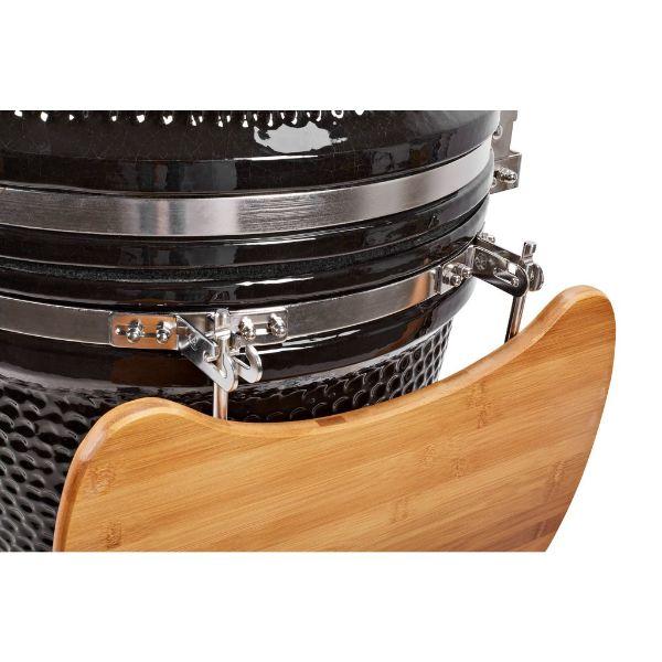 Oscar Camado Ceramic Charcoal BBQ 54cm Grill Black