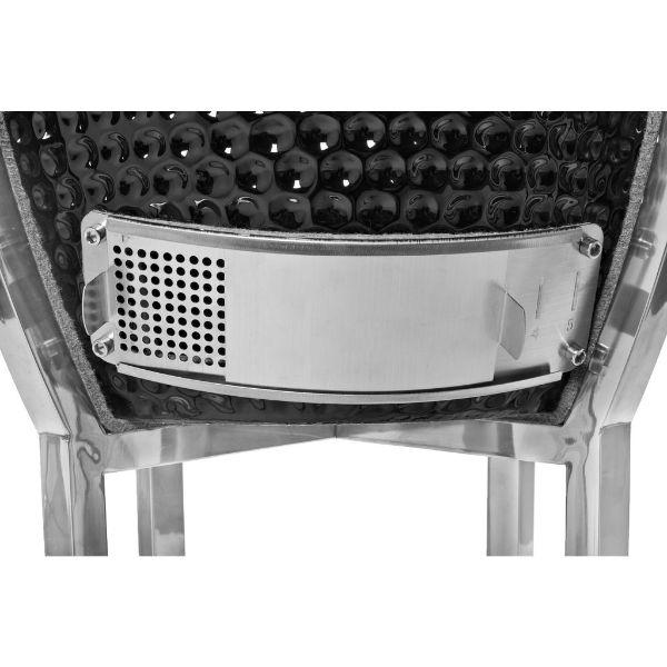 Oscar Camado Ceramic Charcoal BBQ 54cm Grill Black