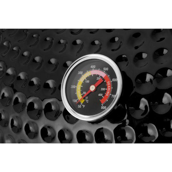 Oscar Camado Ceramic Charcoal BBQ 54cm Grill Black