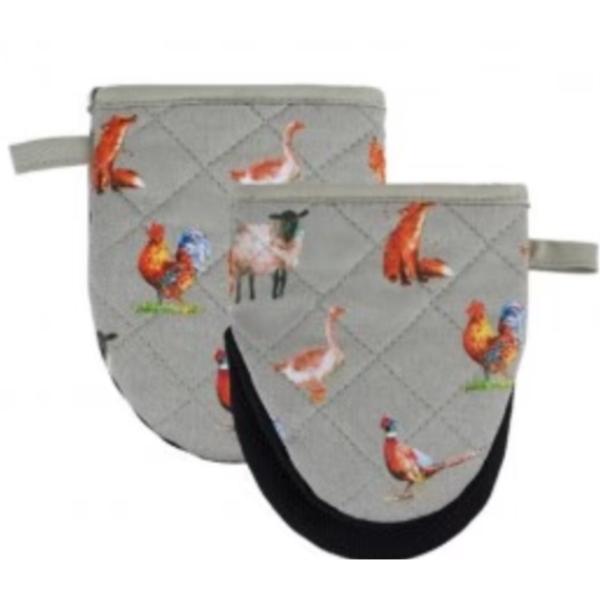 Farm Friends - Oven Mitt Setx2 - Steelex                    