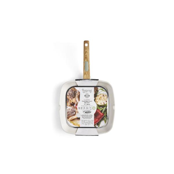 Cooksmart Grill Pan 28cm Sage Green