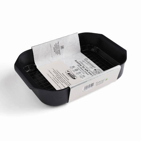 Cooksmart Roasting Tin with Iron rack (coated) 39cm