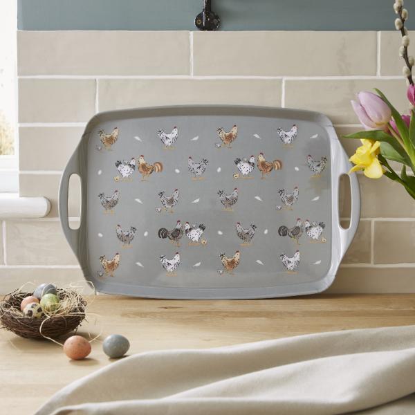 Hen House Lane  Large Tray
