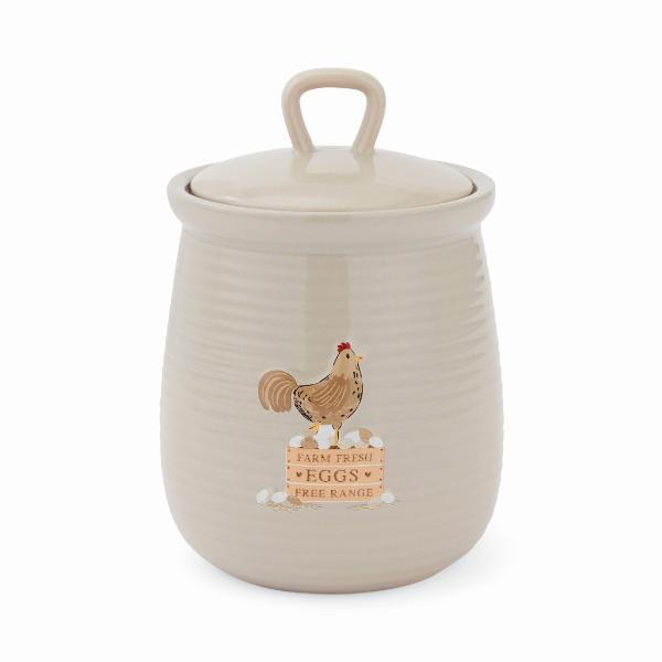 Hen House Lane  Canister - Farm Fresh Eggs