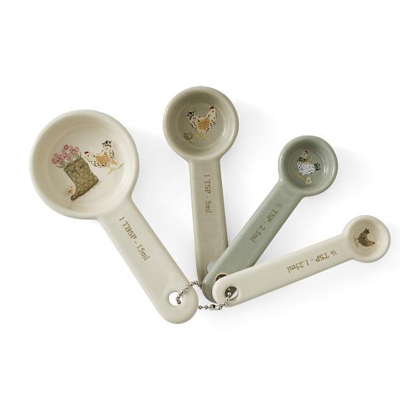 Hen House Lane Set of 4 Measuring Spoons